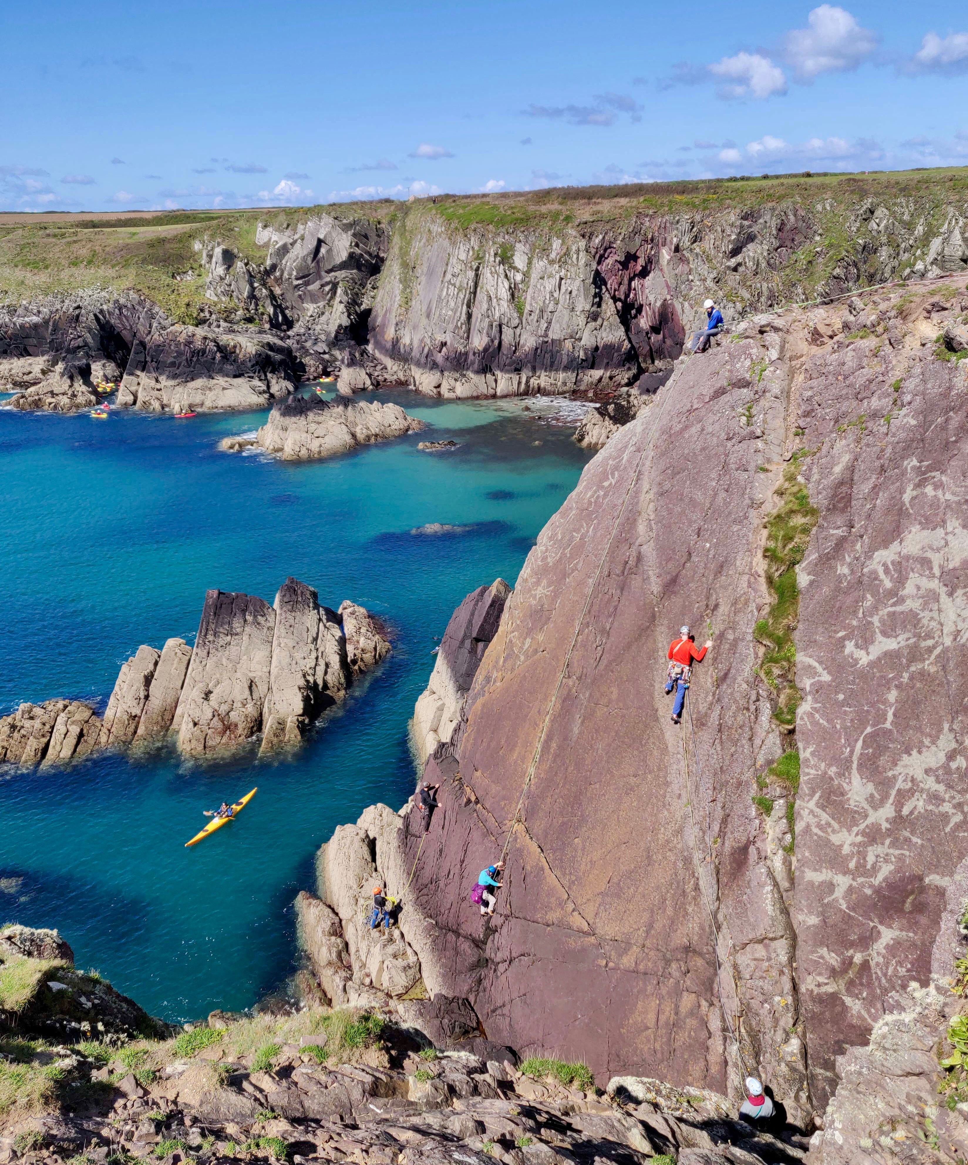 Climbing in Wales