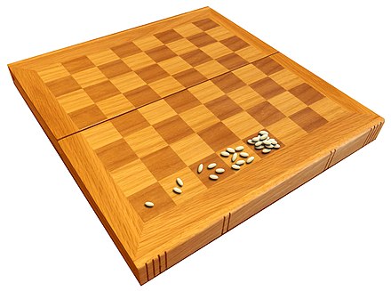 Chessboard and wheat problem